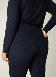 BASE LEVEL CURVY Arnika Tregging - Dark Blue - maat X-0(44)