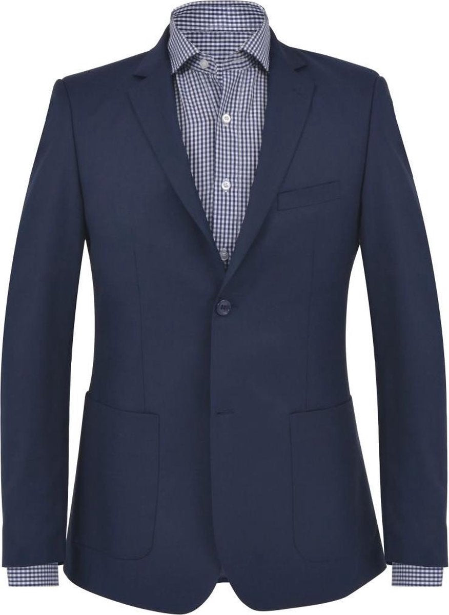 vidaXL Zakelijke blazer voor mannen maat 54 marineblauw