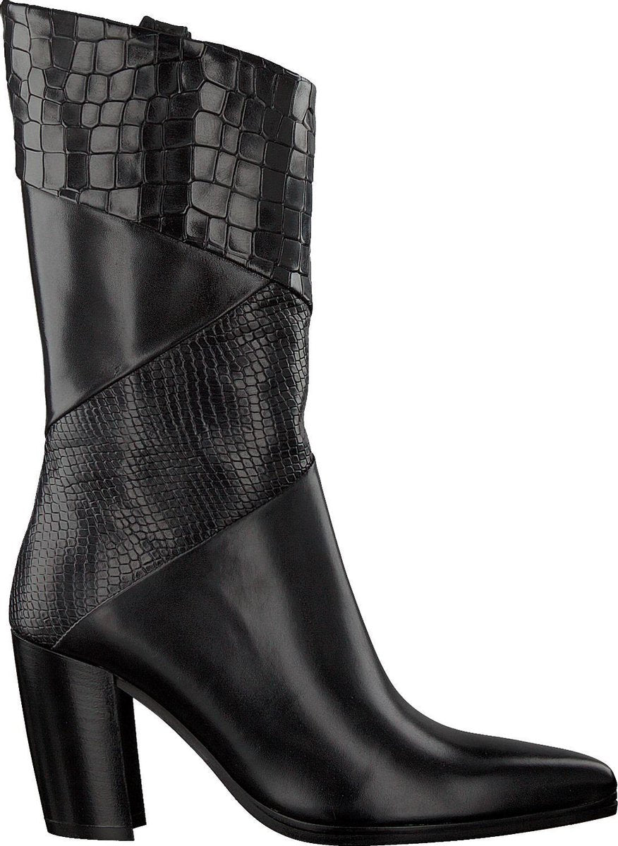 Notre-V 02a-303 Hoge laarzen - Dames - Zwart - Maat 38
