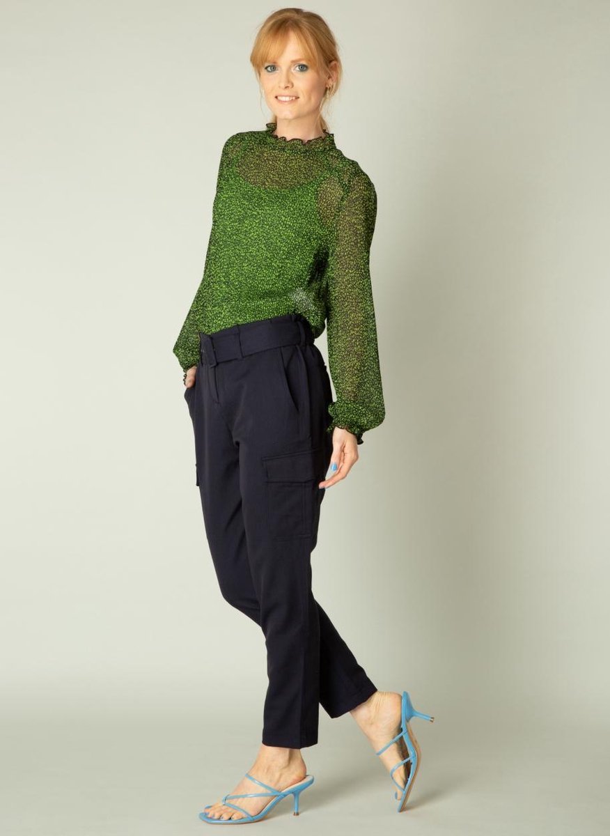 Donkerblauwe dames pantalon - Yest