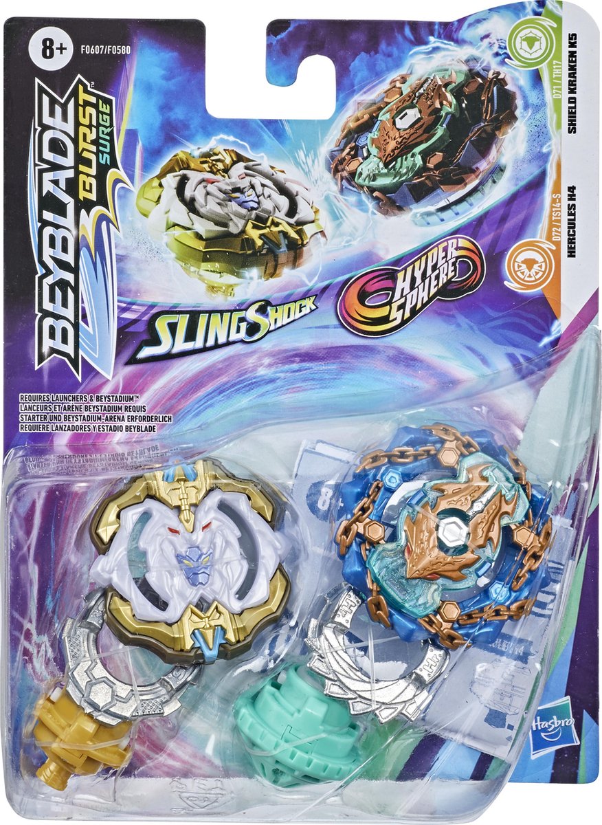 Beyblade Hypersphere Master Kerbeus K5 en Slingshock Leopard L4 Duo Pack