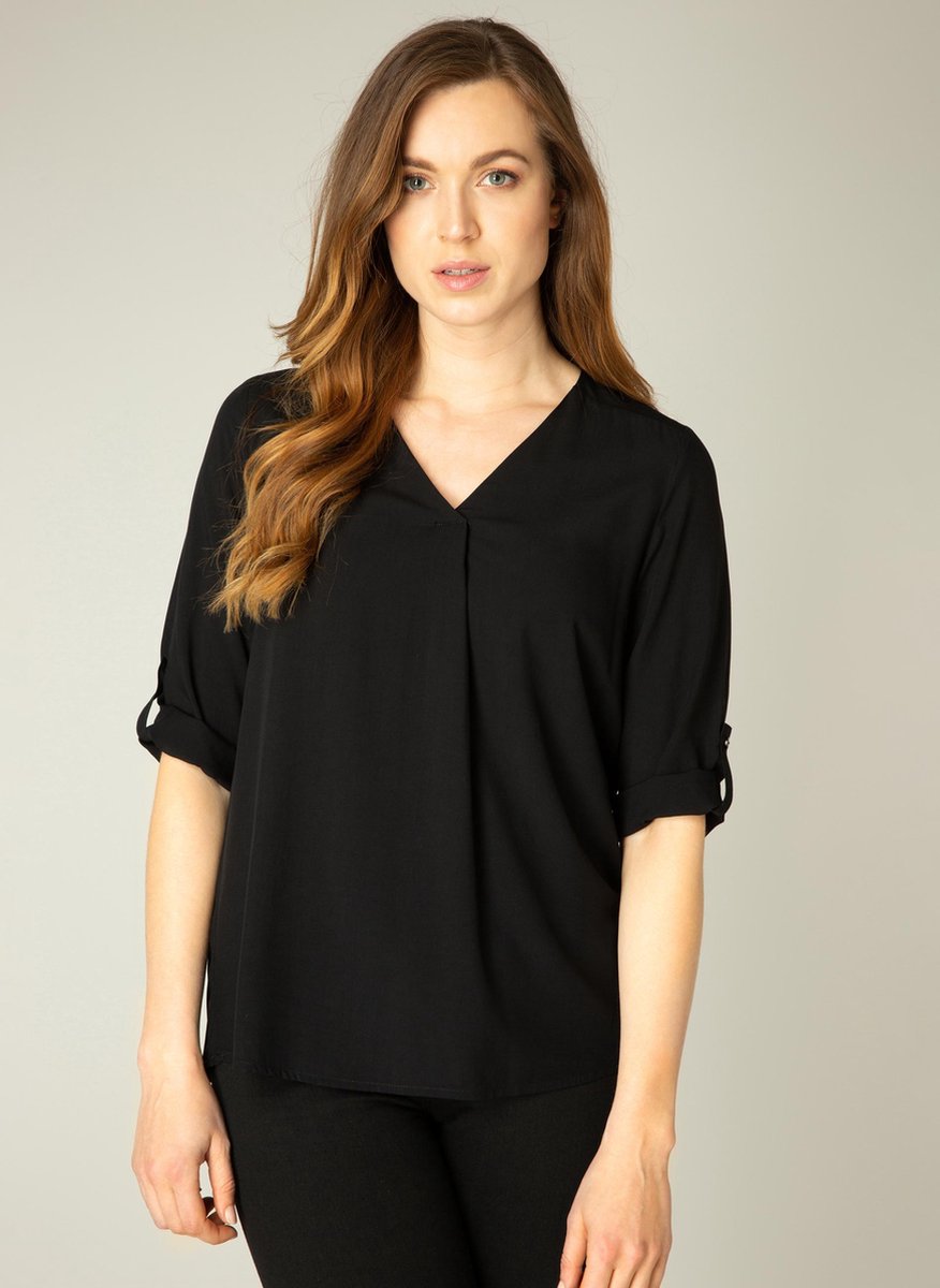 BASE LEVEL Yill Blouse - Black - maat 38
