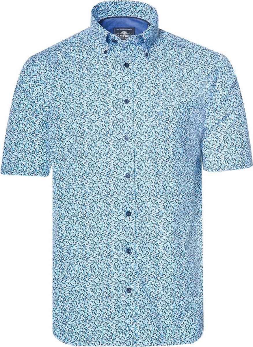 Campbell Classic Casual Overhemd Heren korte mouw