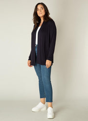 BASE LEVEL CURVY Ayla Vest - Dark Blue - maat 1(48)