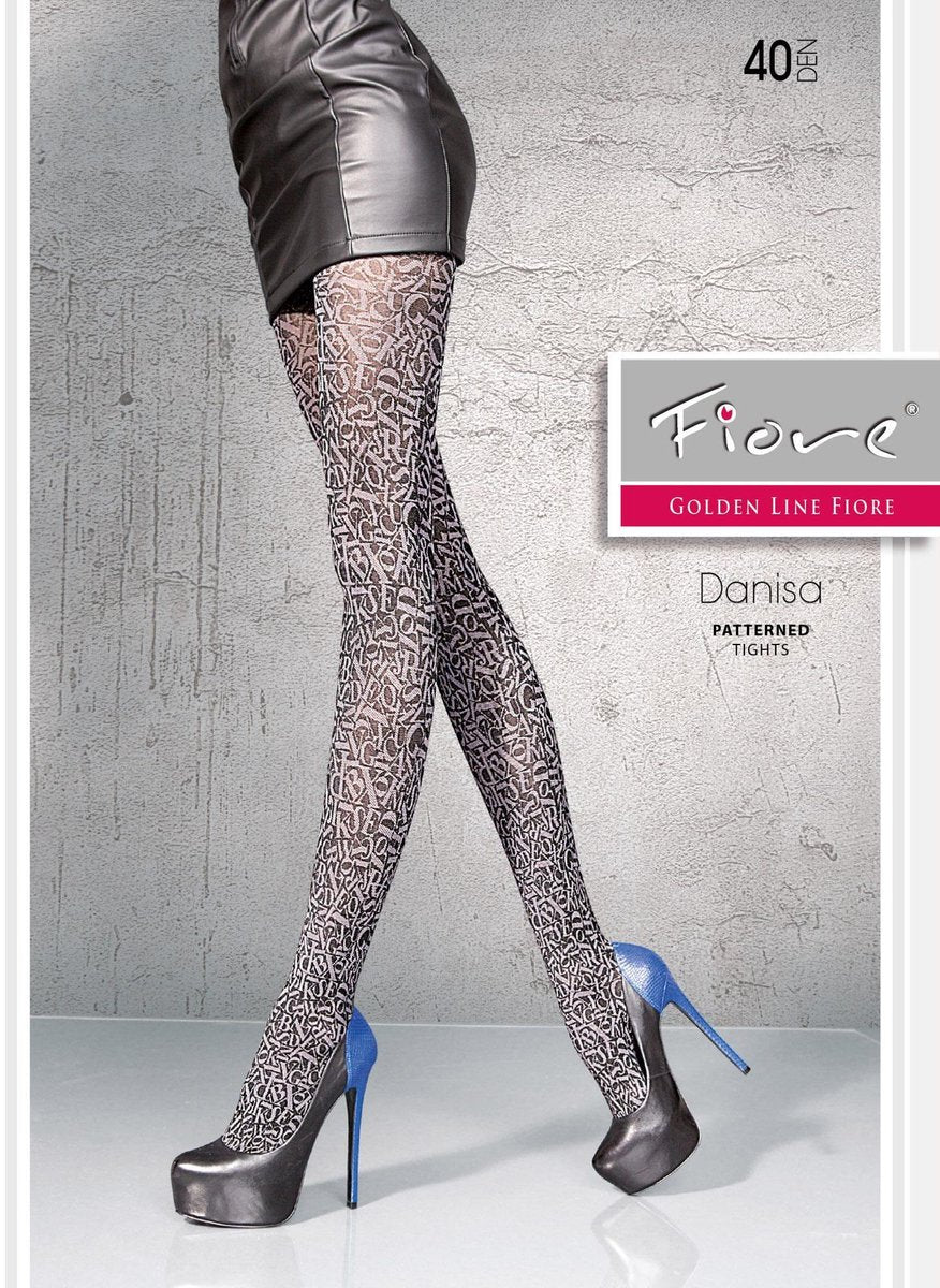 Fantasie Panty met letters - Danisa 3