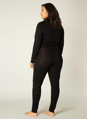 BASE LEVEL CURVY Andrea Legging - Black - maat 0(46)