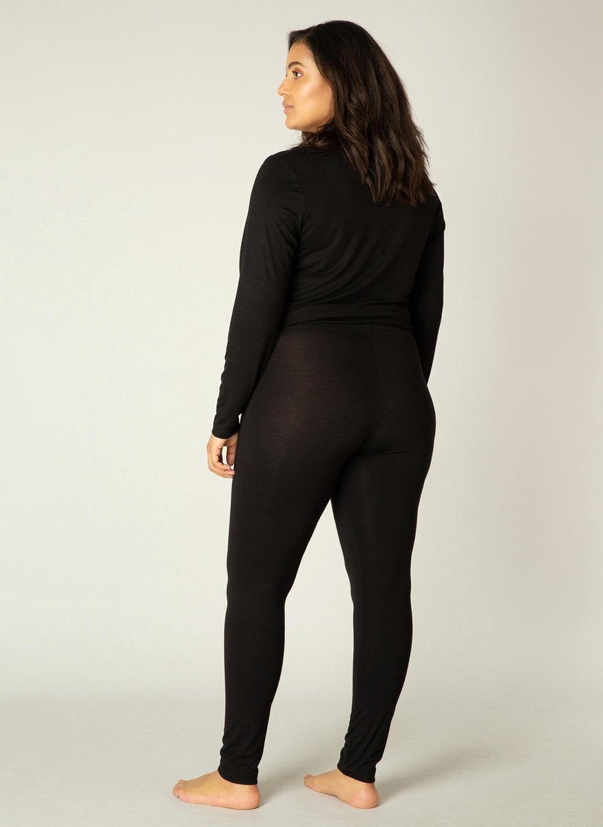 BASE LEVEL CURVY Andrea Legging - Black - maat 0(46)
