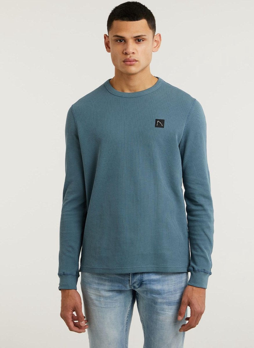 CHASIN' Pullover FIBRE Mid Blauw (5111.213.037 - E62)