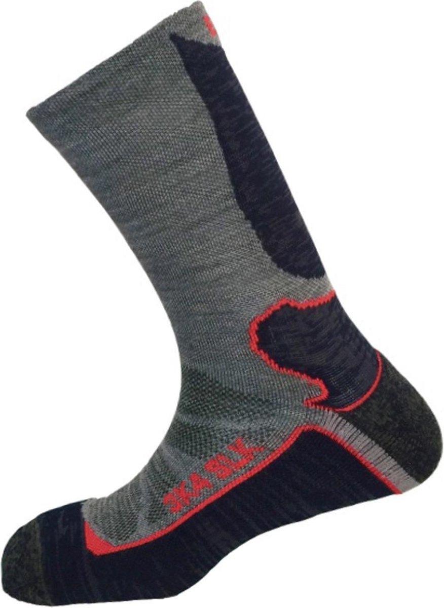 Enforma SLK-3K4 wandelsokken - Sportsokken - Grijs / Blauw - Merino - L (42-44)