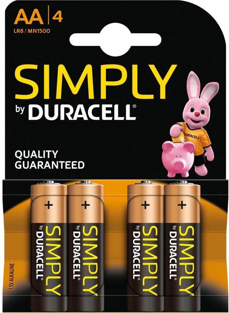 Goobay LR6 4-BL Duracell Simply Single-use battery AA Alkaline 1