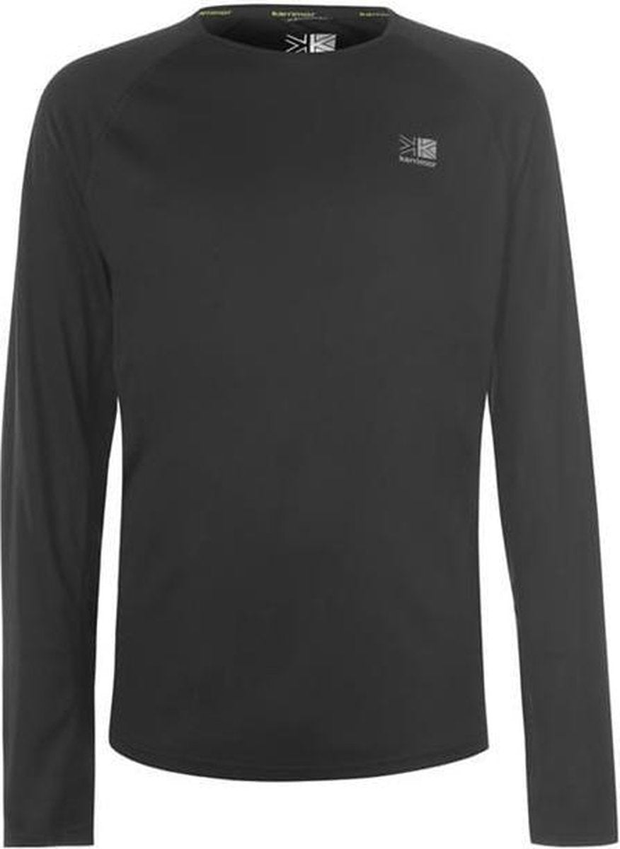 Karrimor Hardloop shirt lange mouw - Runningshirt - Heren - Zwart - XXL