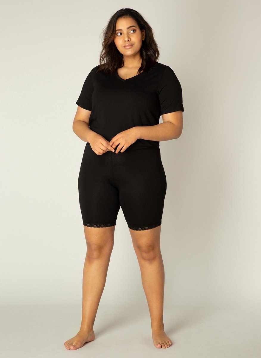 BASE LEVEL CURVY Ava Legging - Black - maat 1(48)