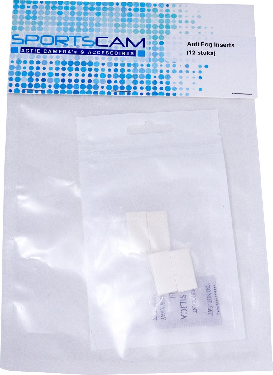 SportsCam Anti Fog Inserts (12 stuks)