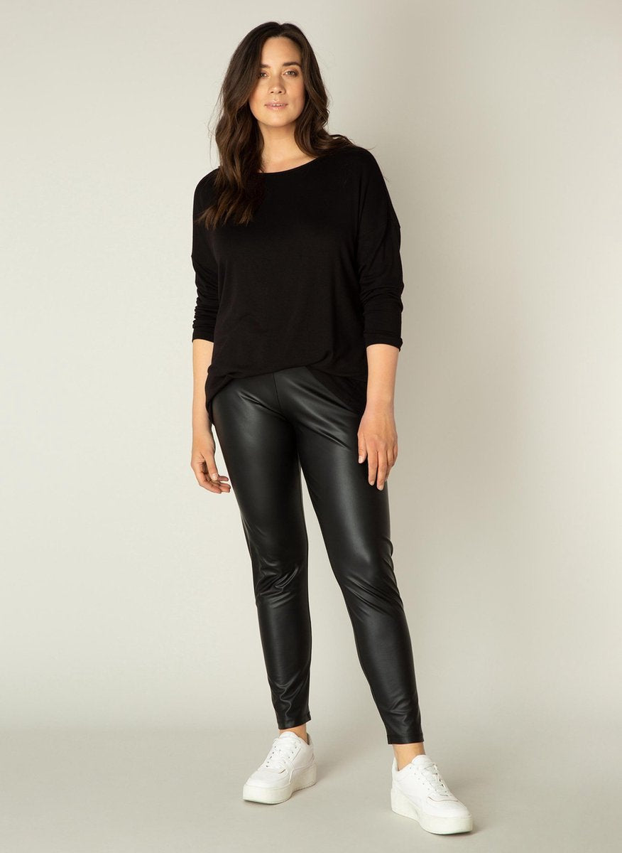BASE LEVEL CURVY Alene Legging - Black - maat 4(54/56)