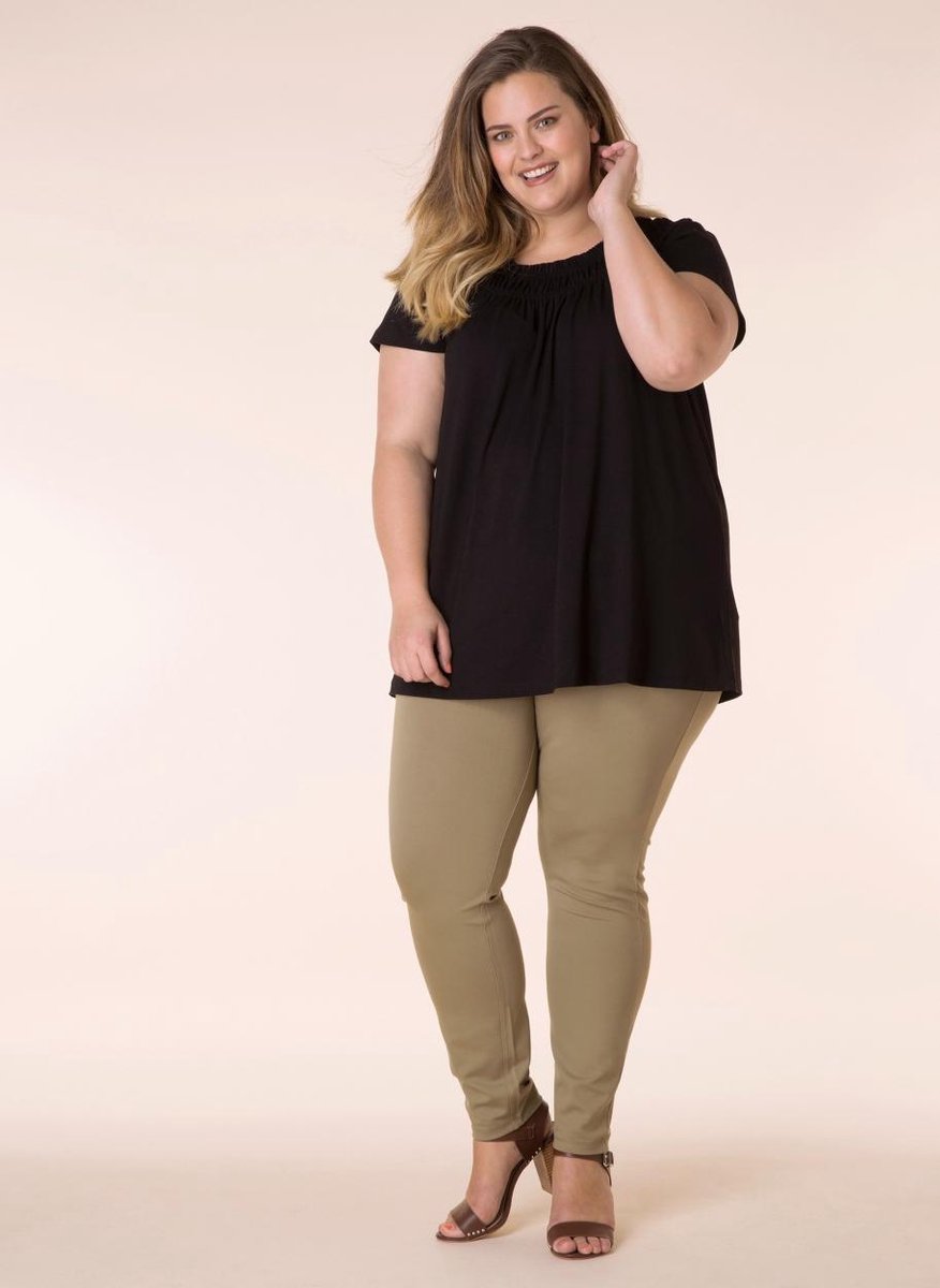 YESTA Arnika Tregging - Khaki - maat 1(48)