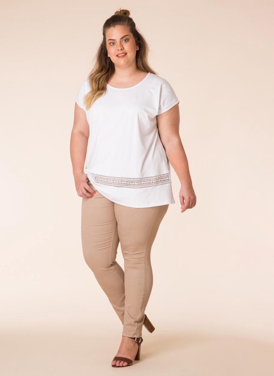 YESTA Joya Broek - Latte - maat 3(52)