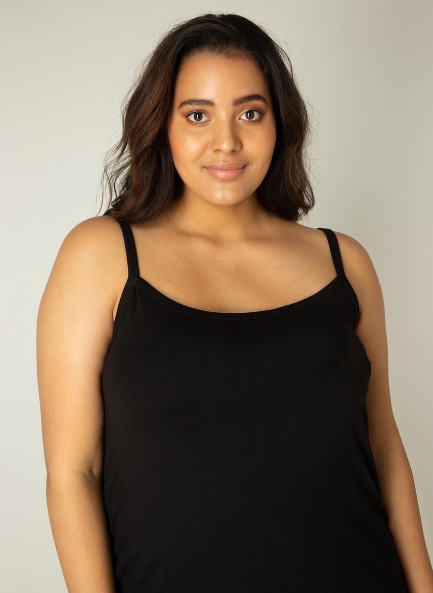 BASE LEVEL CURVY Alexa Top - Black - maat 2(50)