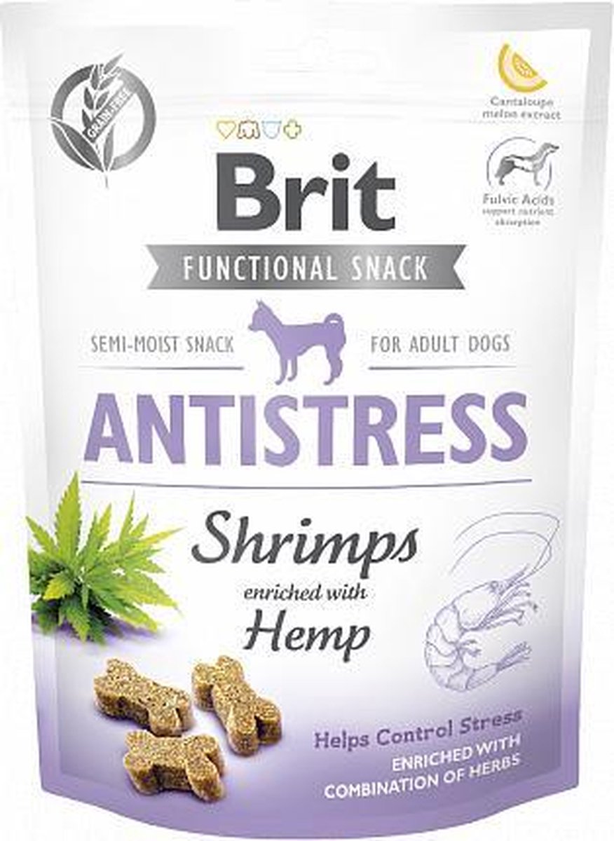 Brit Care hond Functionele Snack Antistress Garnalen 150g