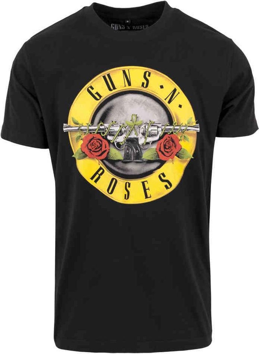 Urban Classics Guns N' Roses Heren Tshirt -S- Guns n' Roses Logo Zwart