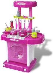 speelkeuken (INCL keukenspullen) Roze voor Kinderen met Licht en Geluid - Speelgoedkeuken - Kinder keuken