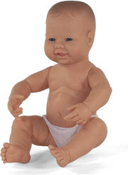 Miniland - Baby jongenspop - 40 cm - Voor kinderen vanaf 1 jaar