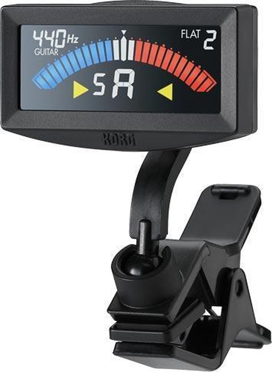 Korg PitchCrow-G Black clip-on stemapparaat