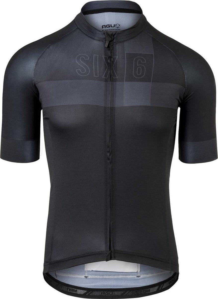 AGU Classic Fietsshirt III Six6 Heren - Zwart - XL