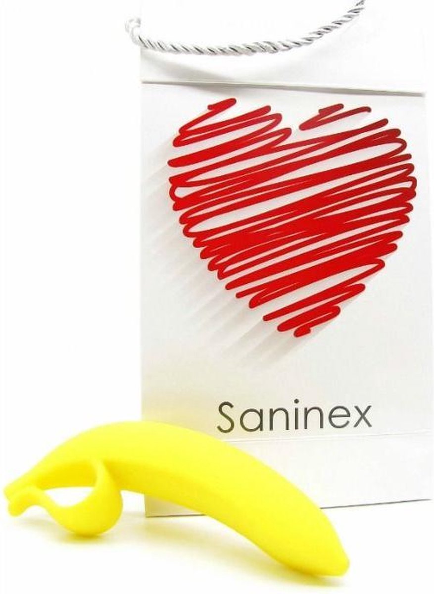 SANINEX DILDO BANANA ORGASMIC FANTASY COLOR AMARILLO
