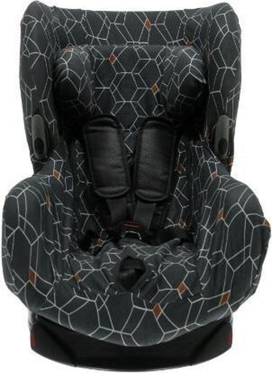 Briljant Baby Autostoelhoes Axiss Interlock - Deco - Antraciet