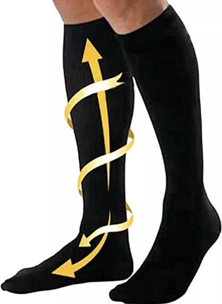 Compressiekousen / compressiesokken / steunkousen / Compression socks / Sportsokken / Reissokken / Running/Travel socks / gesloten – maat S/M (36-40) / compressiekousen hardlopen / hardloopsokken / werksokken heren