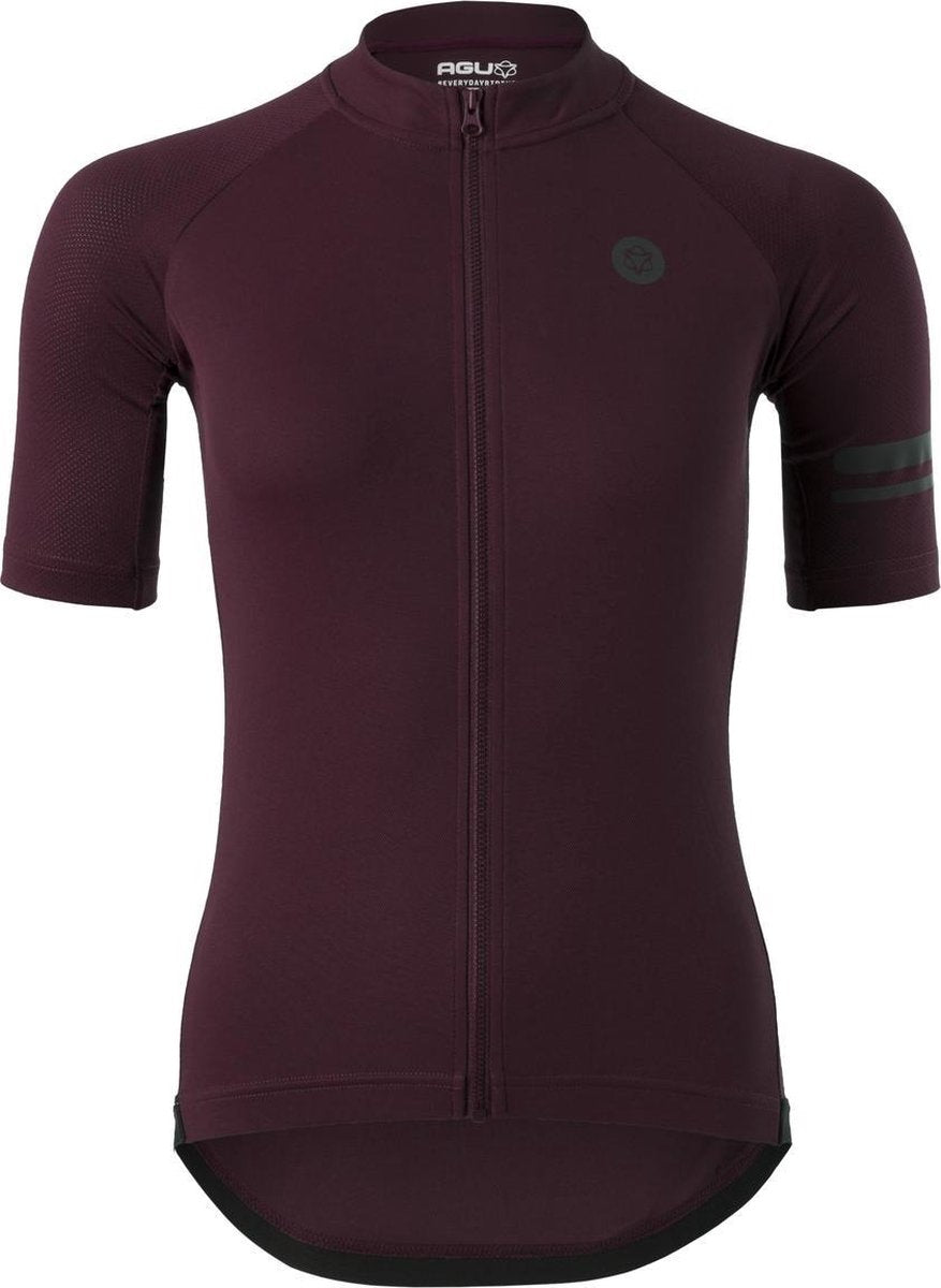 AGU Core Fietsshirt Essential Dames Fietsshirt - Maat XL - Windsor Wine
