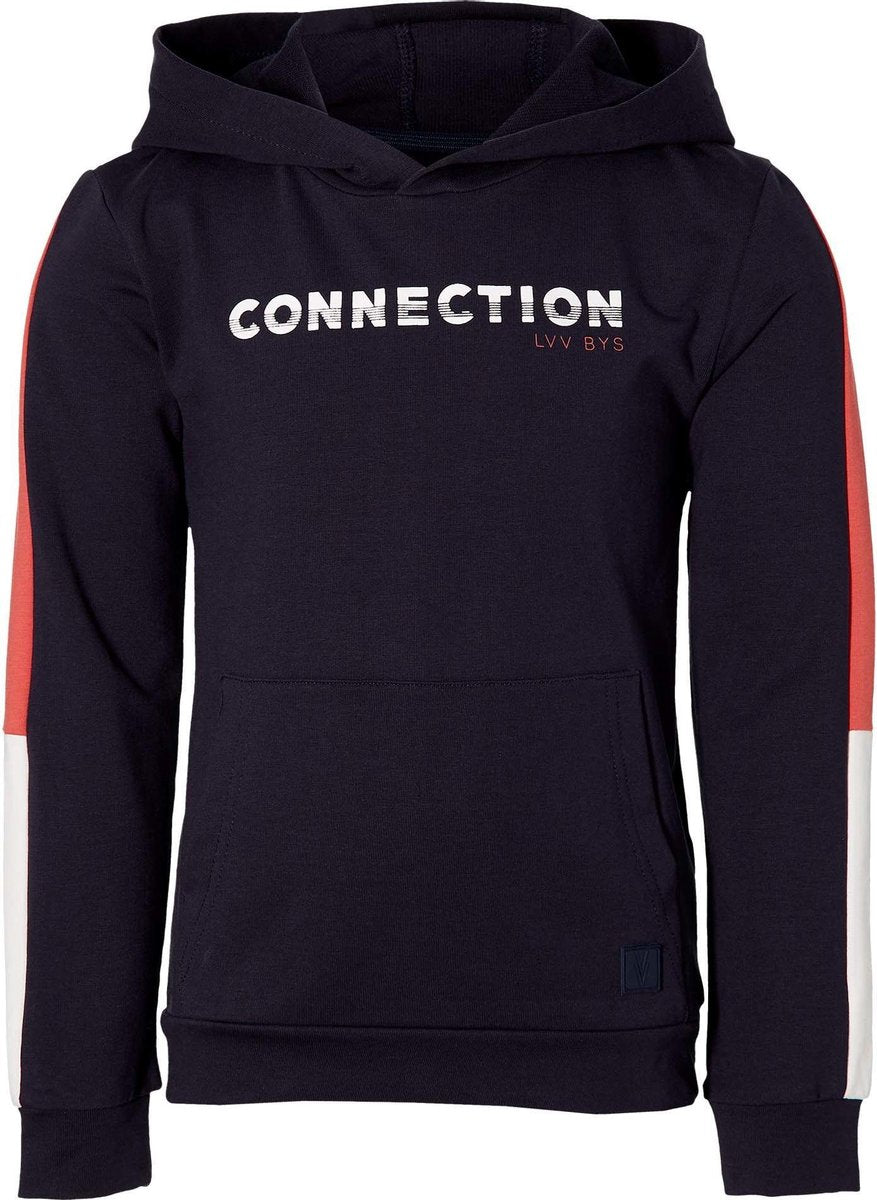 Levv hooded sweater Mayzen donker blauw voor jongens - maat 152