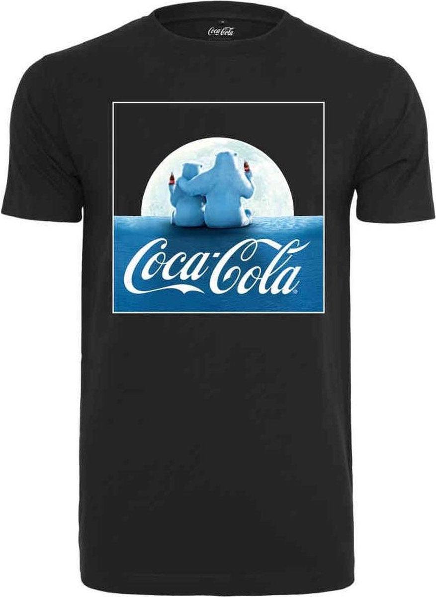 Coca Cola Coca Cola Heren Tshirt -M- Coca Cola Polarbears Zwart