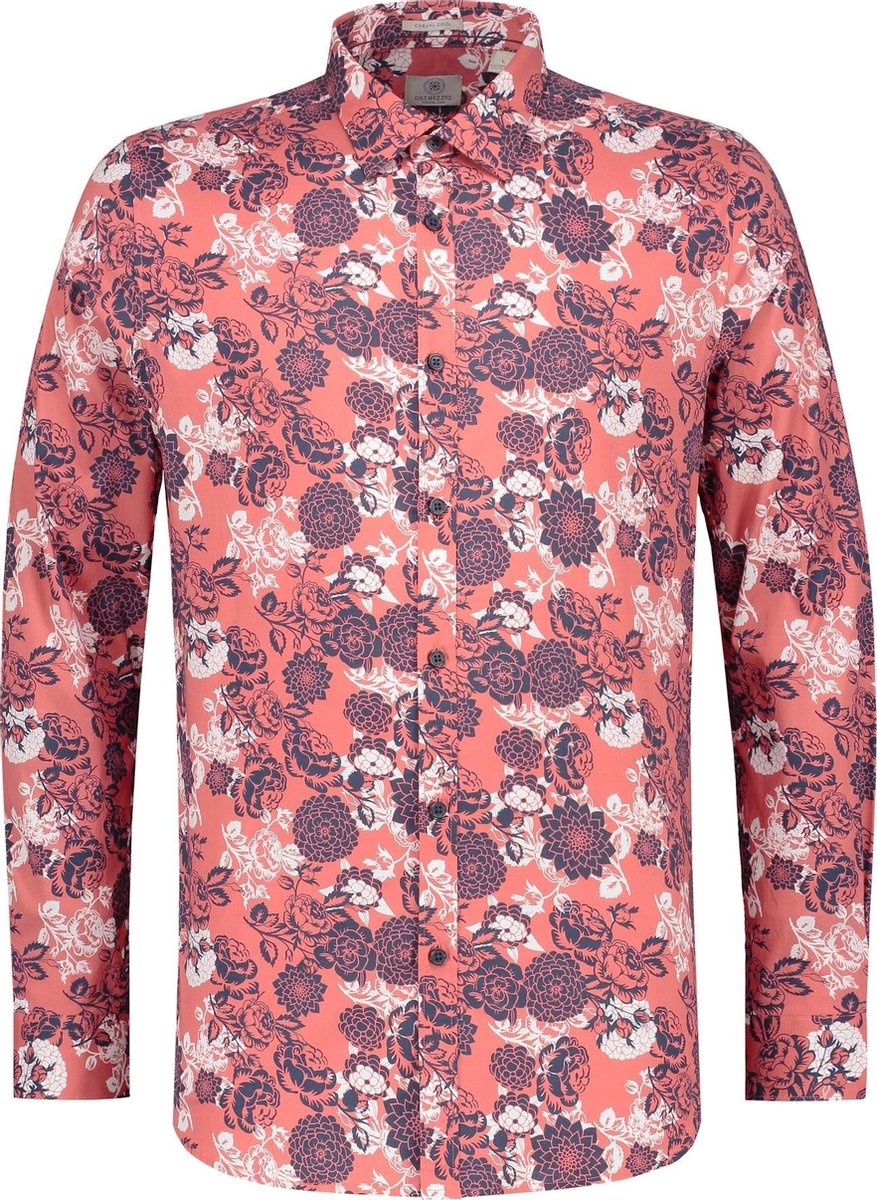 Dstrezzed Overhemd Print Bloemen Coral (303208 - 428)