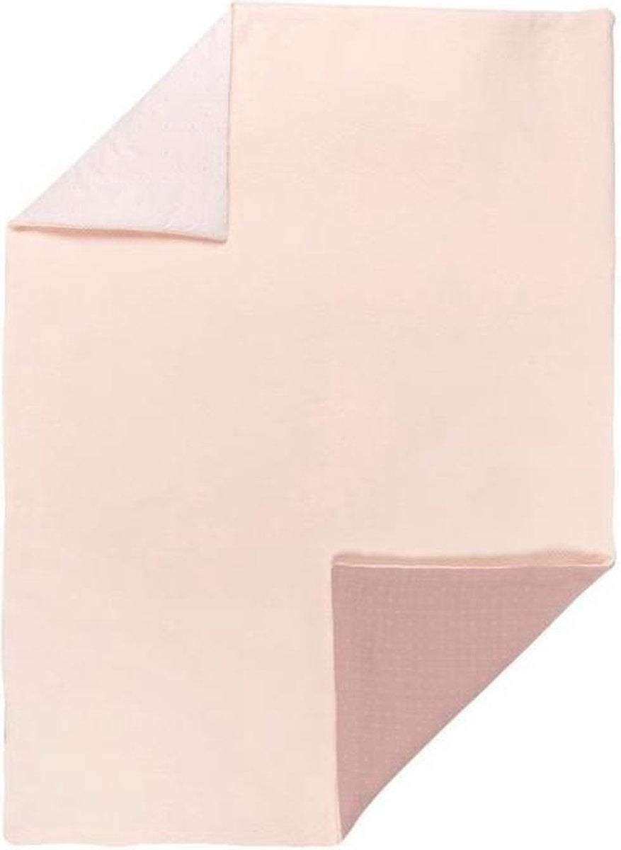 NATTOU - Pure rose katoenen deken 100x135cm