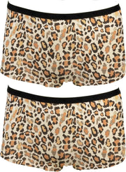 Funderwear 2-Pack Meisjes boxershorts Animal Wheat maat 164