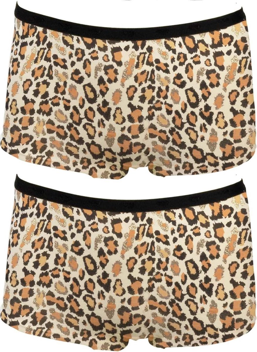 Funderwear 2-Pack Meisjes boxershorts Animal Wheat maat 164