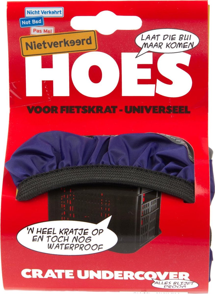Niet Verkeerd Krathoes Undercover 40 X 30 Cm Polyester Blauw