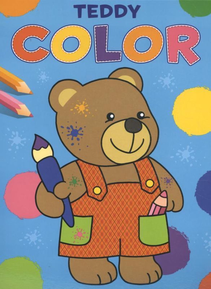 Deltas Kleurboek Teddy Color 30 Cm
