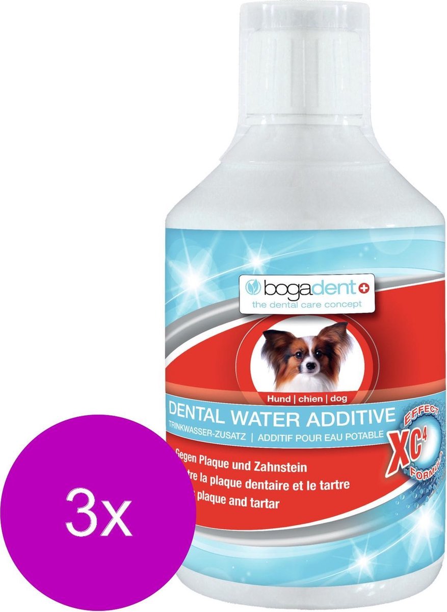 Bogadent Dental Mondwater Additive - Gebitsverzorging - 3 x 250 ml