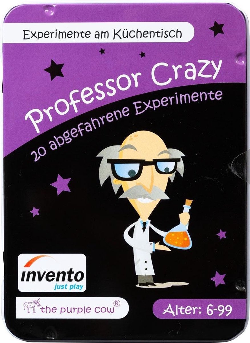 Invento Experimenten Professor Crazy Papier Paars 20-delig