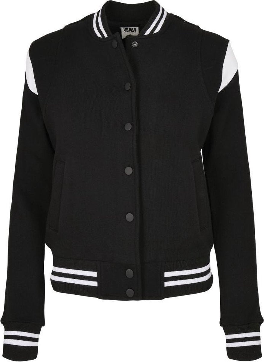 Urban Classics College jacket -S- Organic Inset Zwart