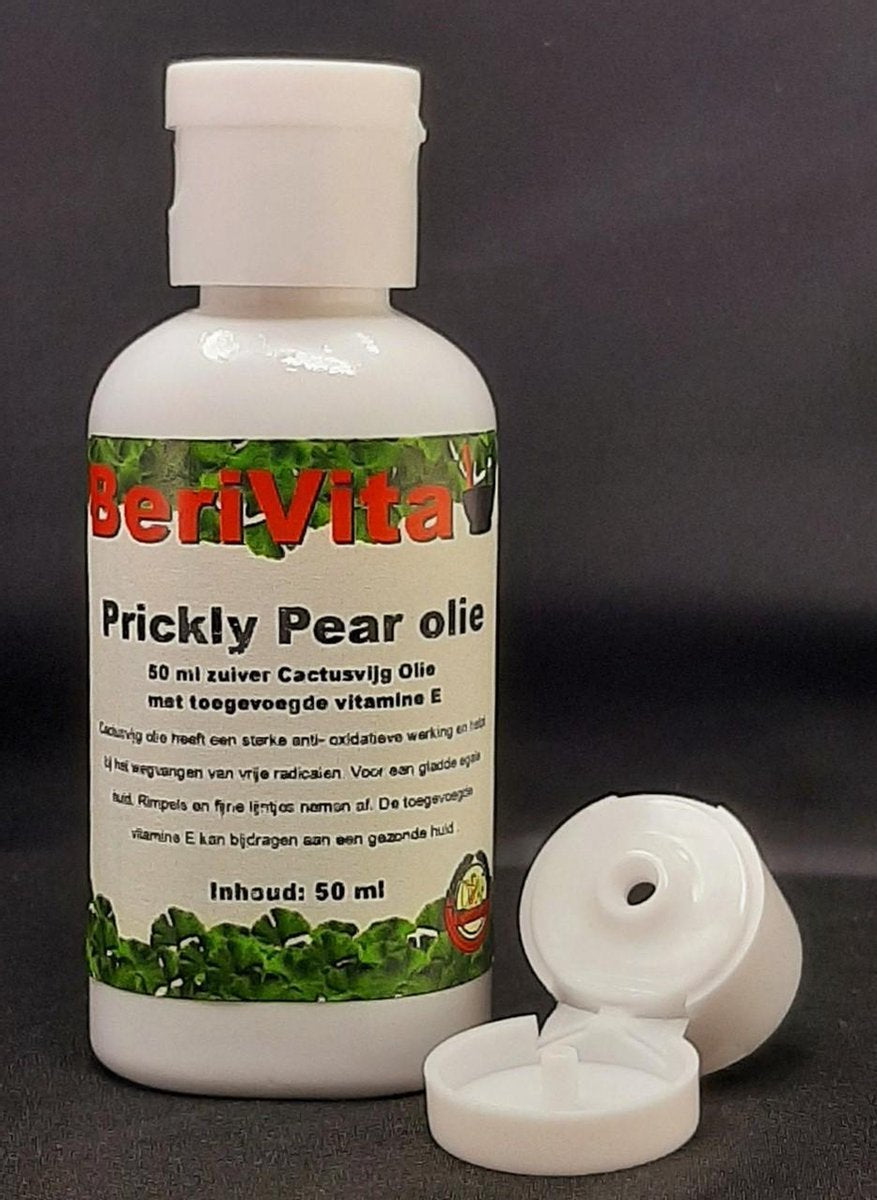 Cactusvijgolie Puur 50ml - Koudgeperst en Onbewerkte Prickly Pear Oil