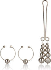 California Exotic Novelties Nipple & Clitoral Body Jewerely - Sieraden - Zilver