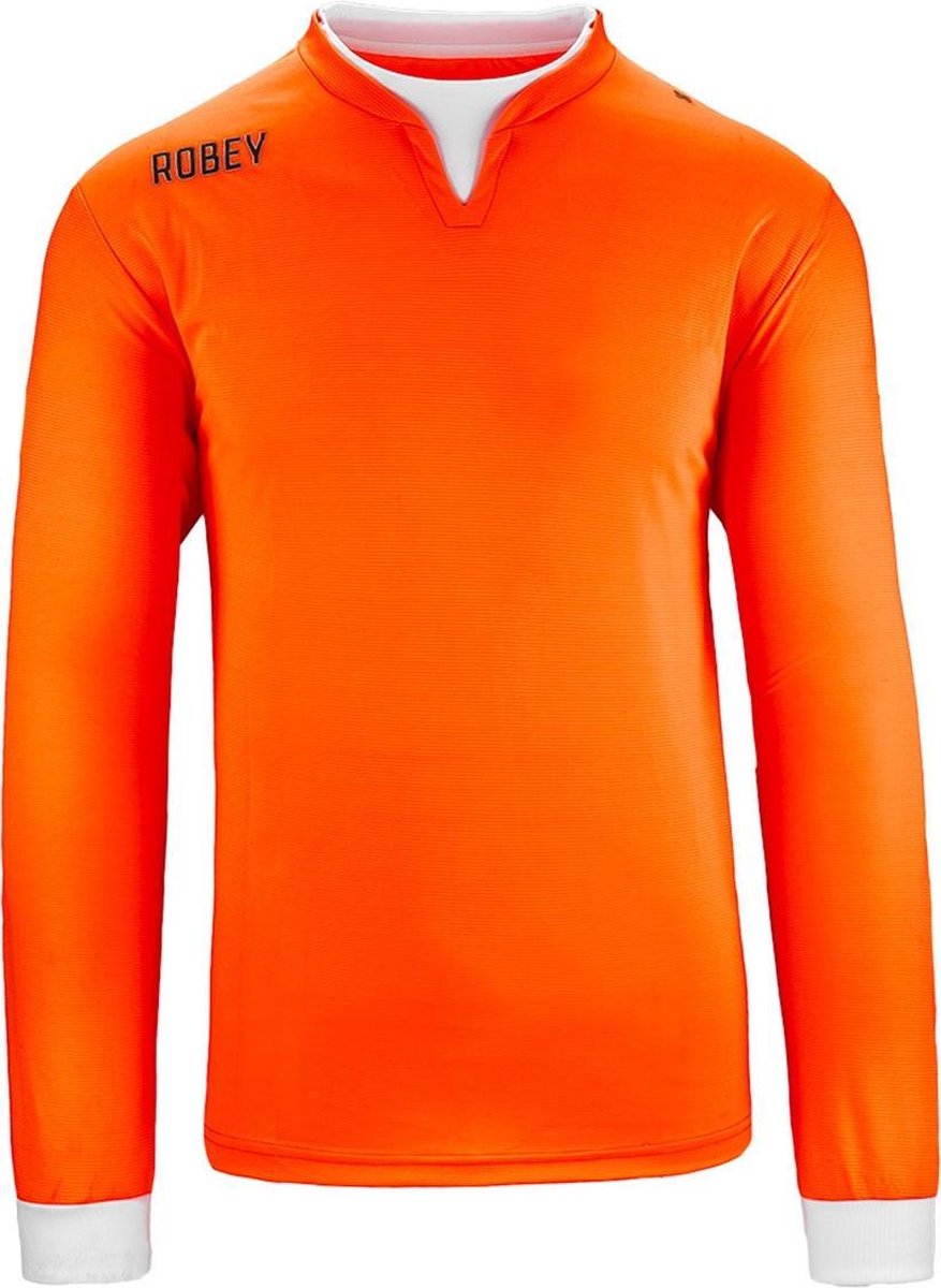 Robey Catch Goalkeeper LS Shirt voetbalshirt lange mouwen (maat S) - Neon Orange