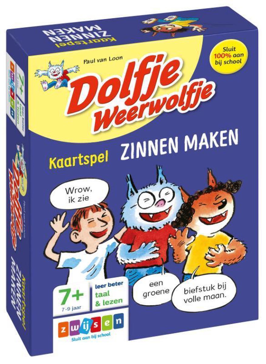 Zwijsen Dolfje weerwolfje kaartspel Zinnen maken