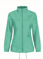 Windjas/regenjas voor dames mintgroen maat XS