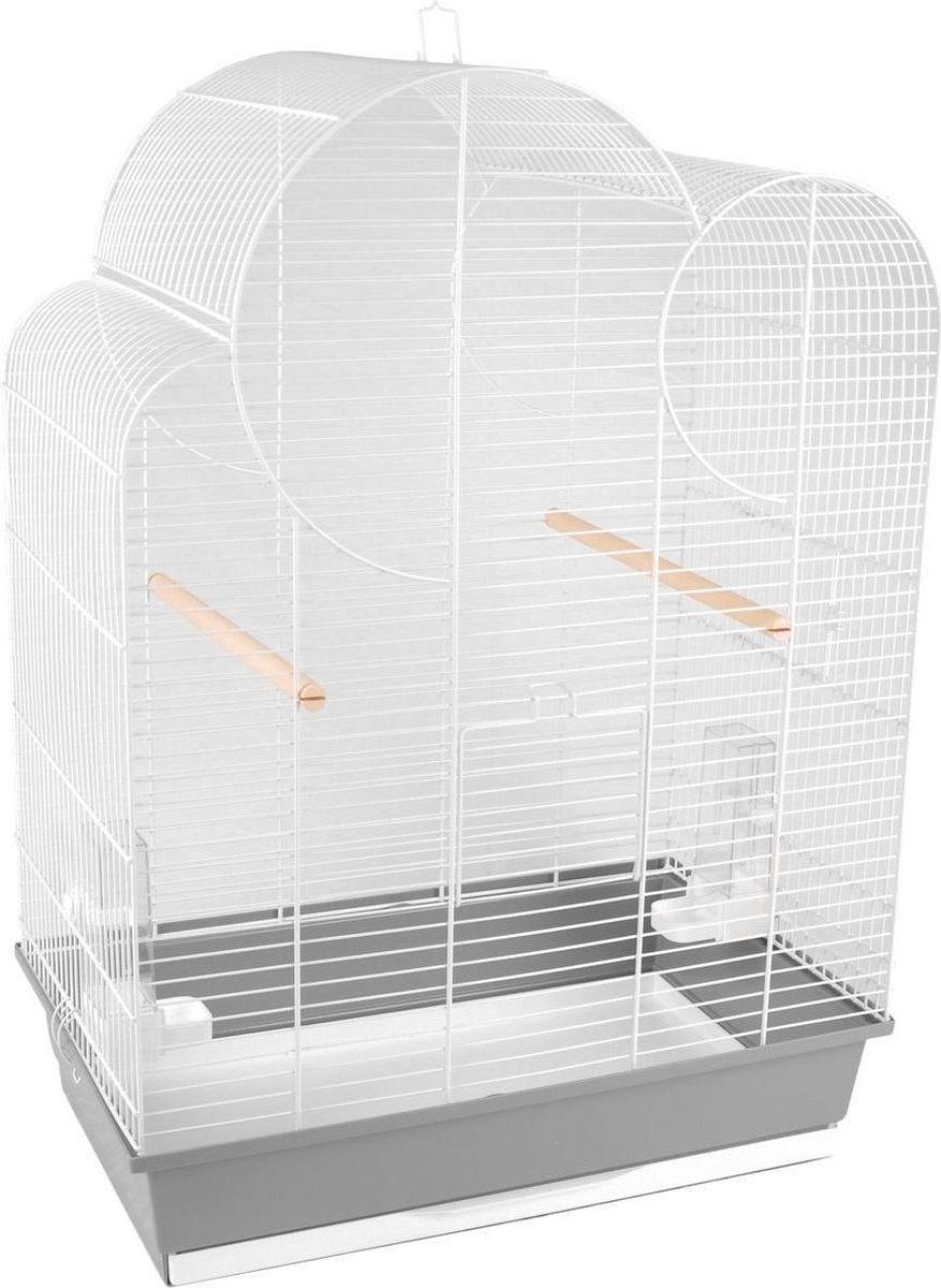 Flamingo -  Vogelkooi Wammer 1 Grijs/Wit