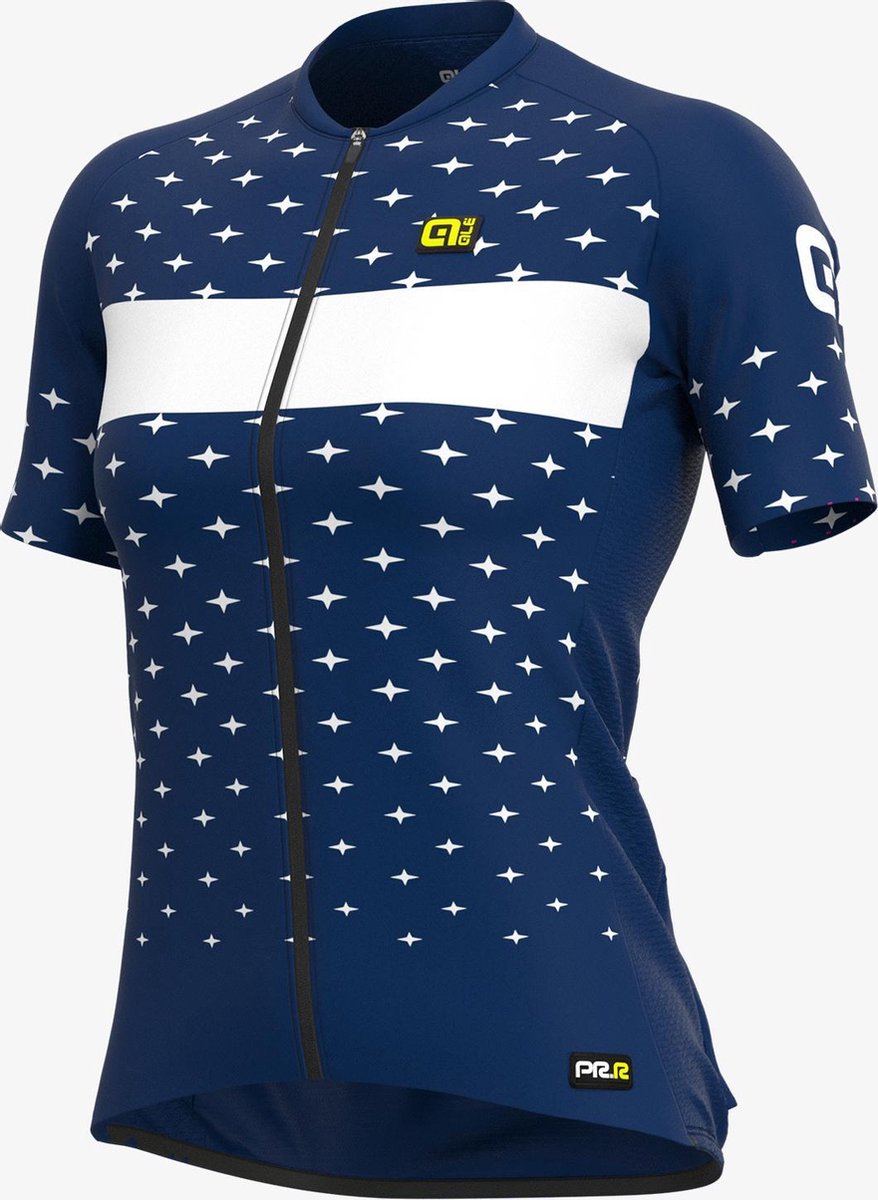 Ale Dames Fietsshirt Korte Mouwen Graphics PRR Stars - WitBlauw - XXL - Valt klein