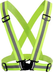 WiseGoods Reflecterend Hesje - Veiligheidsvest - Fluorescerend Jasje - Veiligheidsharnas - Harnas - Hardloop Vest - Geel